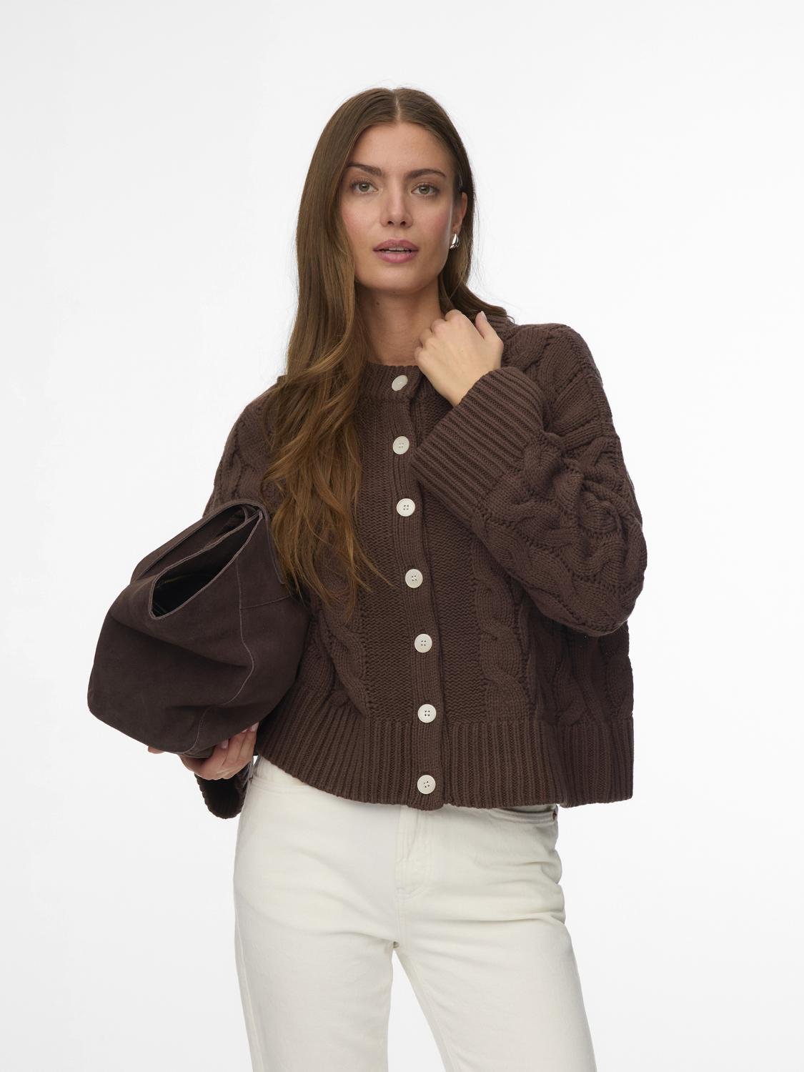 VMSVEA Knit Cardigan - Chocolate Martini - VERO MODA & VILA Bergvik